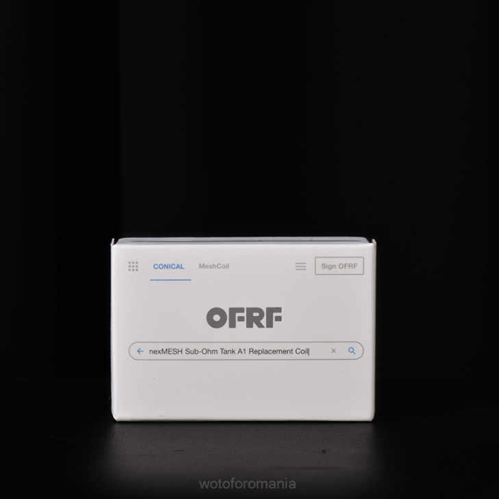 bobină conică a rezervorului sub ohm a1 kanthal Wotofo NEXMESH - Wotofo Bucharest Z08F371