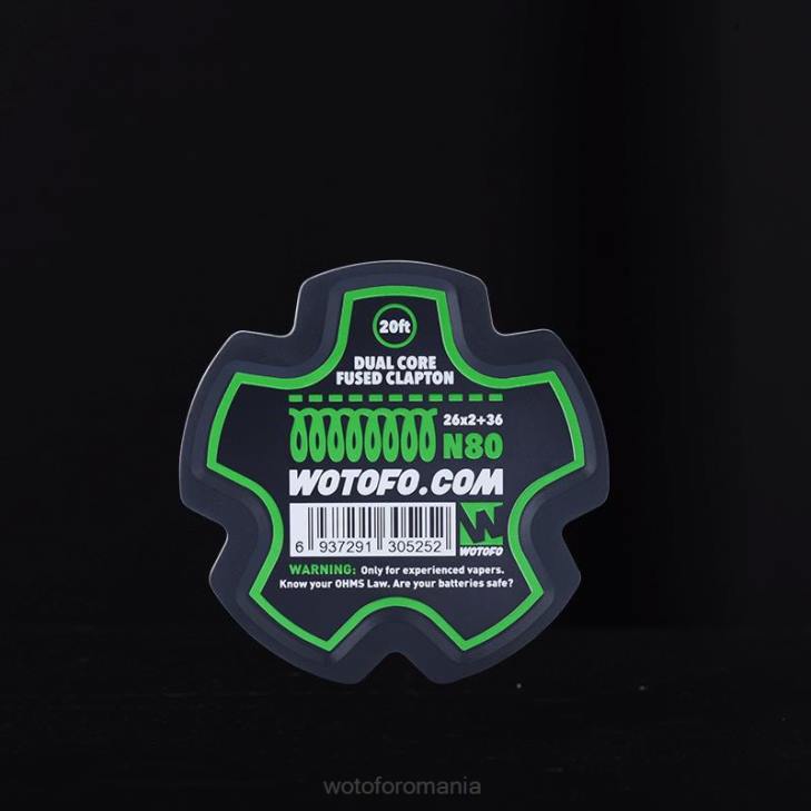 bobină de sârmă preconstruită clapton fuzionat dual core - 26*2+36 Wotofo - Wotofo puff Z08F353
