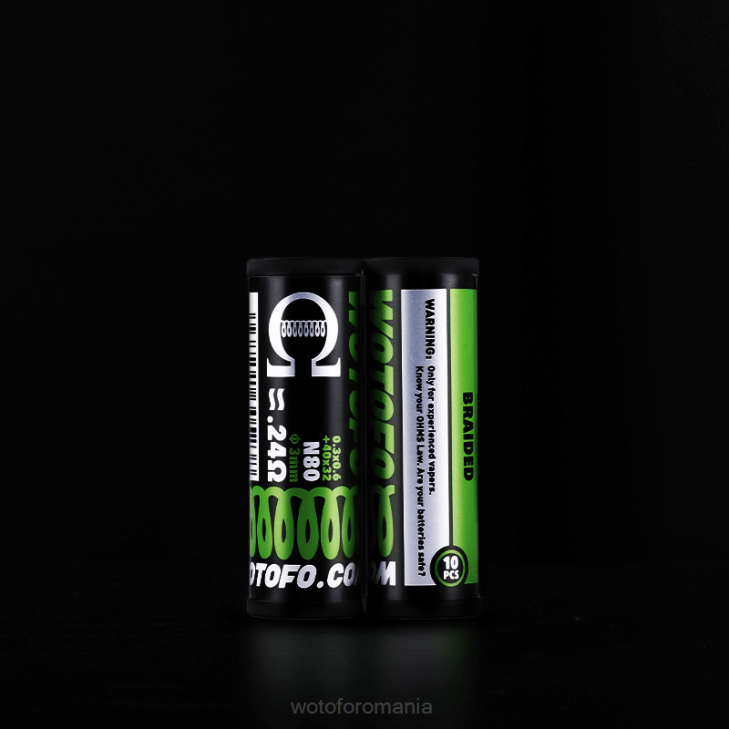 bobine prefabricate clapton fuzionat dual core 0,28 ohmi 10 buc Wotofo - Wotofo price Z08F314