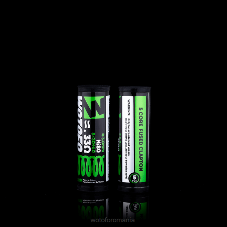 bobine prefabricate clapton fuzionat dual core 0,28 ohmi 10 buc Wotofo - Wotofo price Z08F314