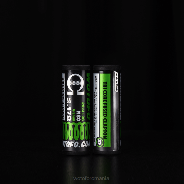 bobine prefabricate clapton fuzionat dual core 0,28 ohmi 10 buc Wotofo - Wotofo price Z08F314