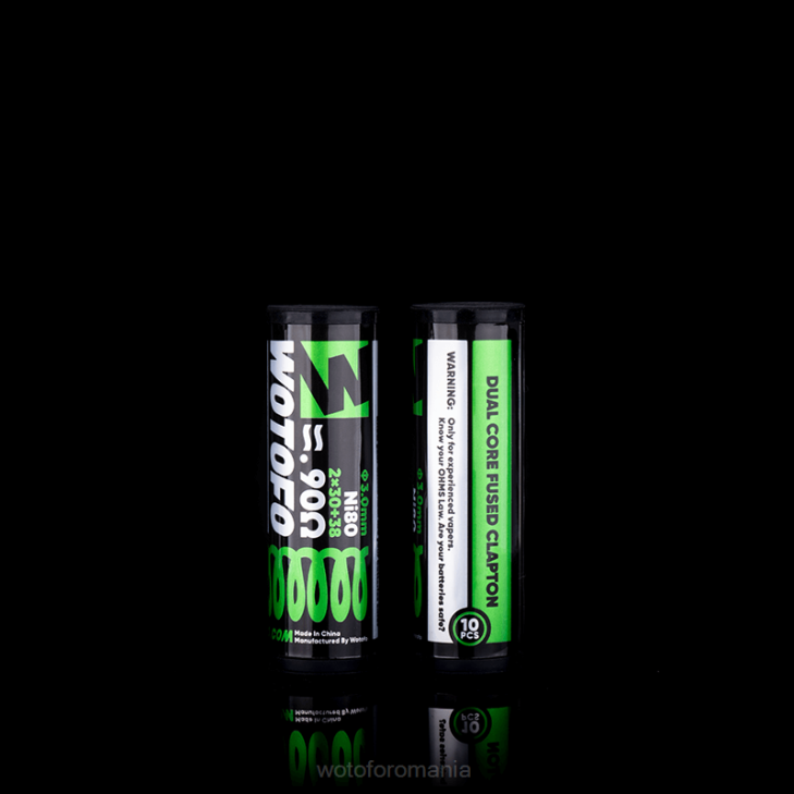 bobine prefabricate clapton fuzionat dual core 0,90 ohmi 10 buc Wotofo - Wotofo disposable vape Z08F326
