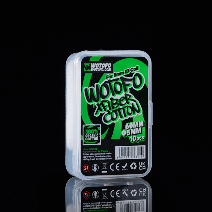bumbac xfiber pentru bobina id 5 mm grosime 10 buc Wotofo - Wotofo vape flavours Z08F348